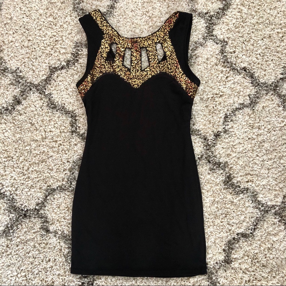 NWT Arden B Sparkle LBD Mini Dress